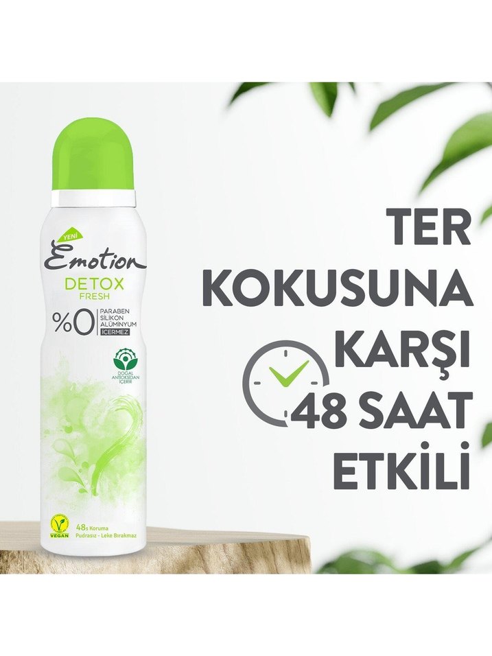 EMOTİON DETOX FRESH KADIN DEODORANT - Görsel 3