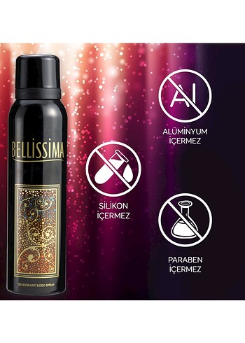 Aromel Bellissima Kadın Deodorant Sprey - Görsel 2