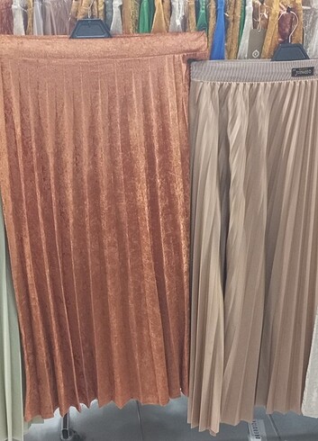 xl Beden bordo Renk Kadife etek pileli etek etekli pantolon