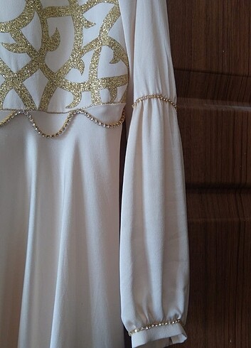 xl Beden beyaz Renk Nikah elbisesi beyaz elbise abiye tesettür abiye