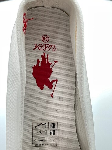 38 Beden beyaz Renk U.S Polo Assn. Babet %70 İndirimli.