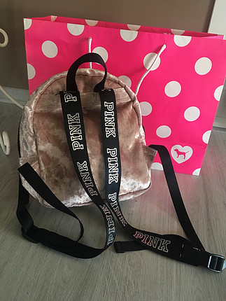 Victoria?da secret #pink #kadife #backpack