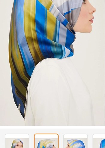 Armine ipek eşarp - Görsel 4