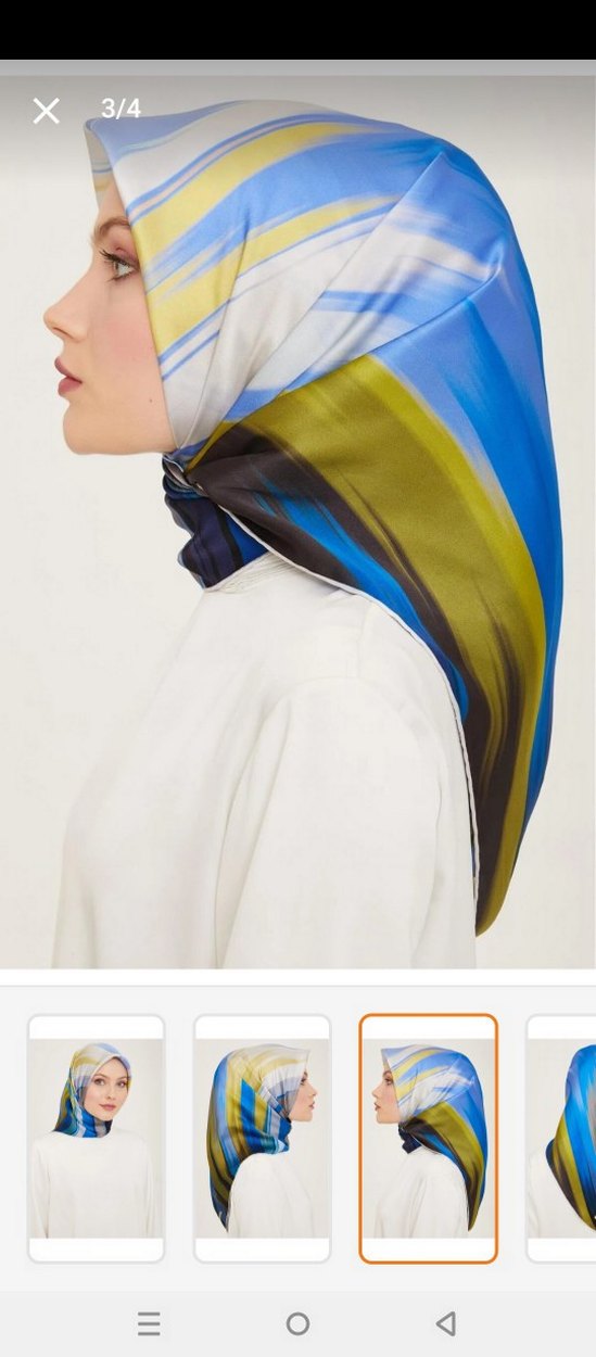 Armine ipek eşarp - Görsel 2