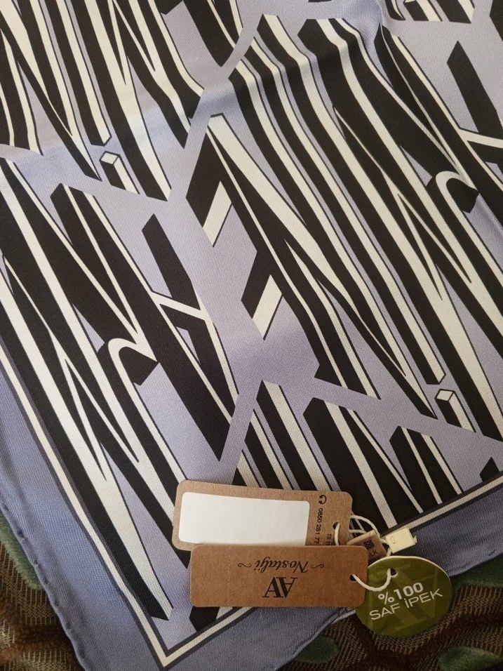 Armine TWILL ipek eşarp nostalji - Görsel 4