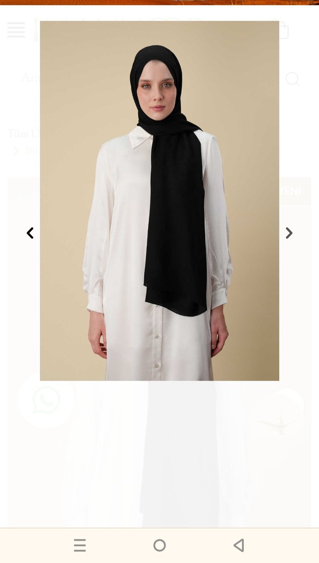 İmannoor Siyah  şal - Görsel 2
