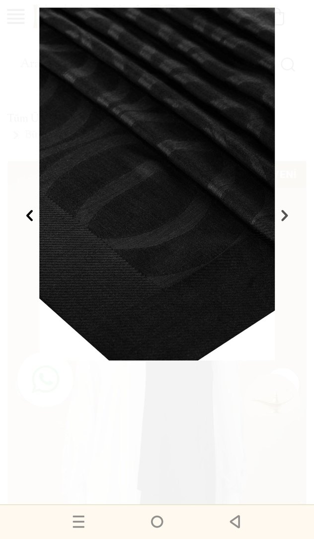 İmannoor Siyah  şal - Görsel 3