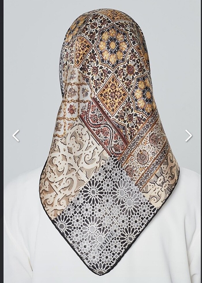 Armine Sura İpek Eşarp - Görsel 4