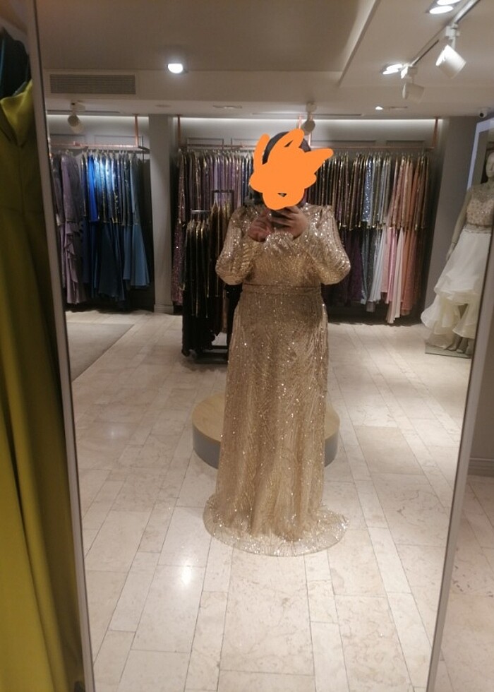 Tesettür abiye elbise  - Görsel 2