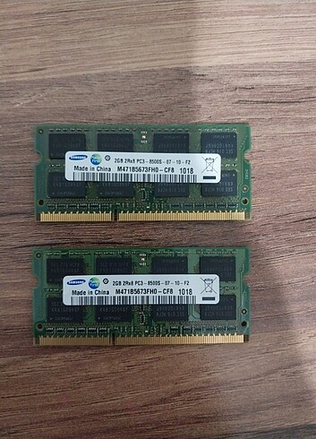 Samsung 2GB (X2) DDR3 SODIMM Ram 1066 MHz