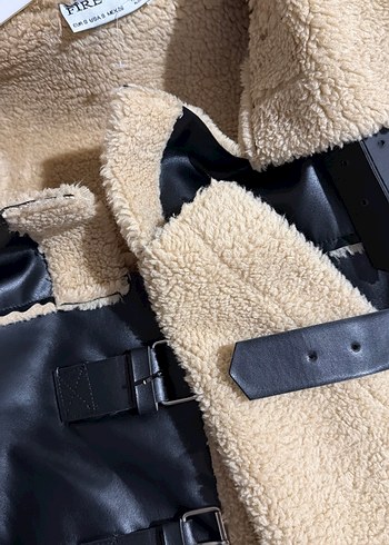 Kürk Detaylı Deri Kadın Ceket - Görsel 2