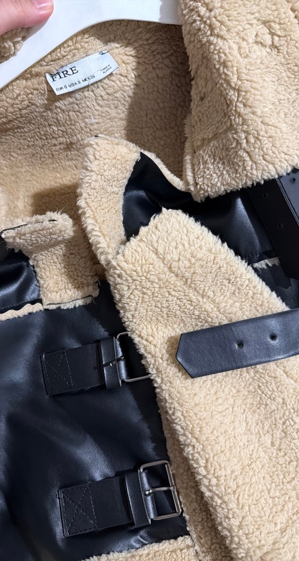 Kürk Detaylı Deri Kadın Ceket - Görsel 2