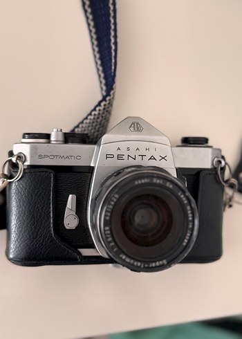 Bej Gri PENTAX Film Fotoğraf Makinesi