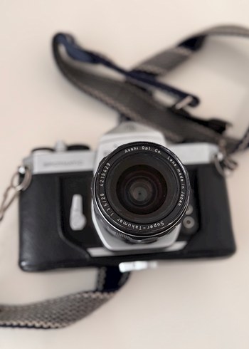  Beden Renk Bej Gri PENTAX Film Fotoğraf Makinesi