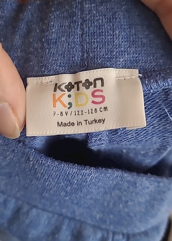 7 Yaş Beden Mavi Mini Denim Kız Çocuk Şort