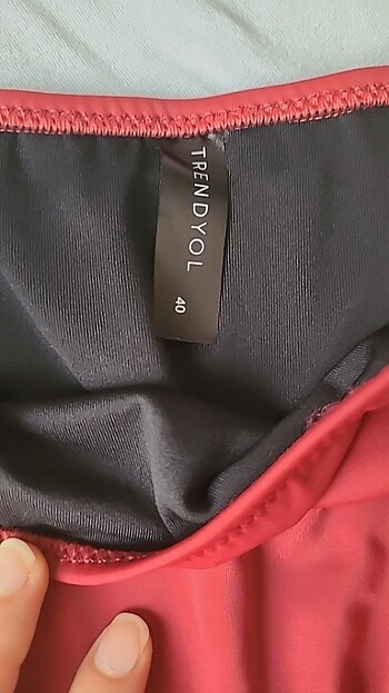 40 Beden bordo Renk Trendyol bikini altı