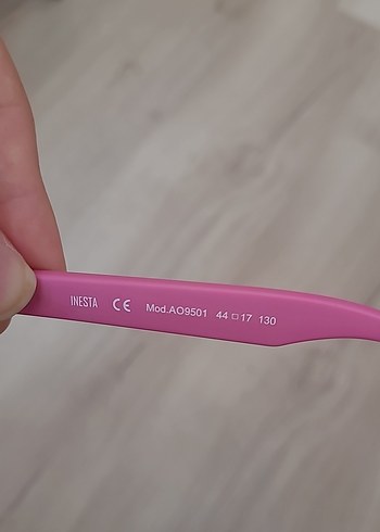 Aynalı Pembe Kız Çocuk Güneş Gözlüğü - Görsel 2