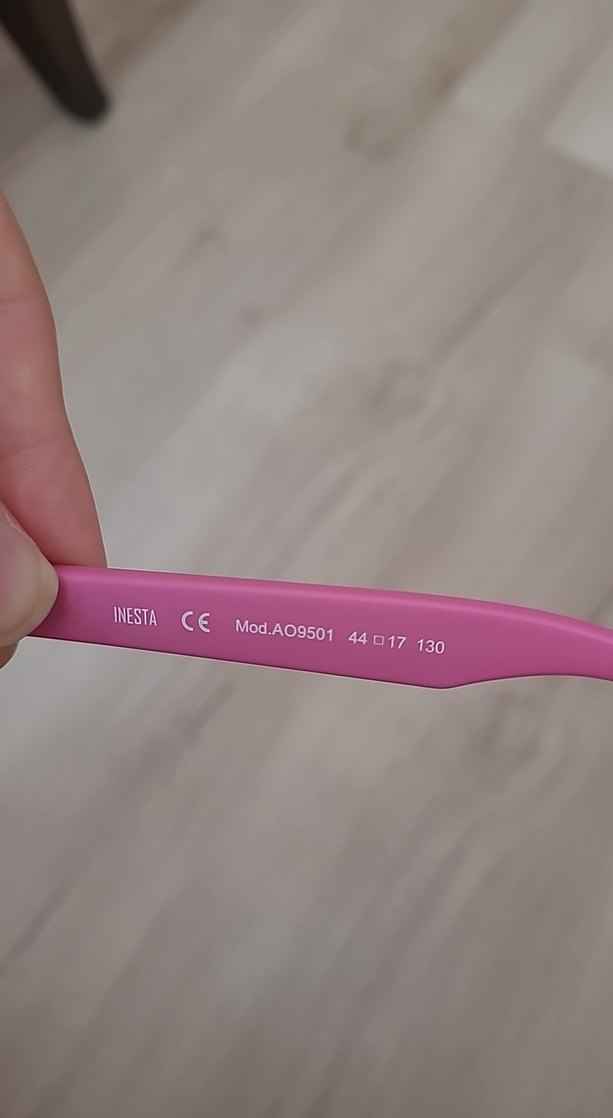 Aynalı Pembe Kız Çocuk Güneş Gözlüğü - Görsel 2