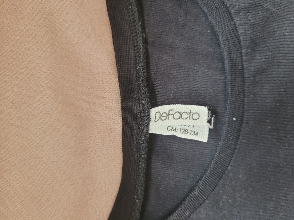 Siyah Çocuk Uzun Kollu Tsirt - Görsel 3