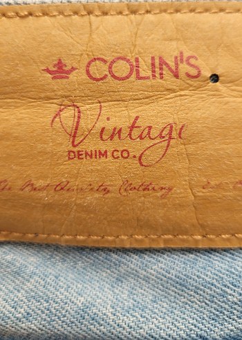 Nakışlı Salaş Mavi Kadın Kot Pantolon - Görsel 6