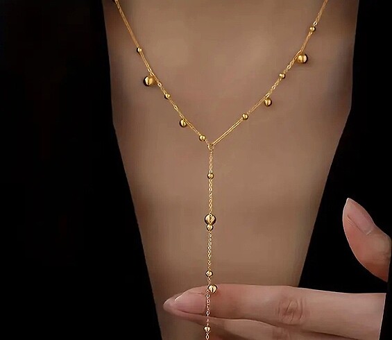 Gold tasarım kolye