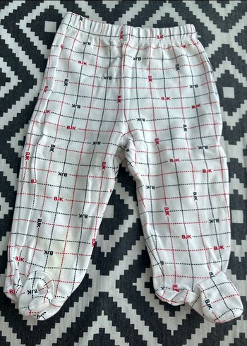 Uzun Kollu Beyaz Pamuklu Bebek Hastane Kıyafeti - Görsel 3