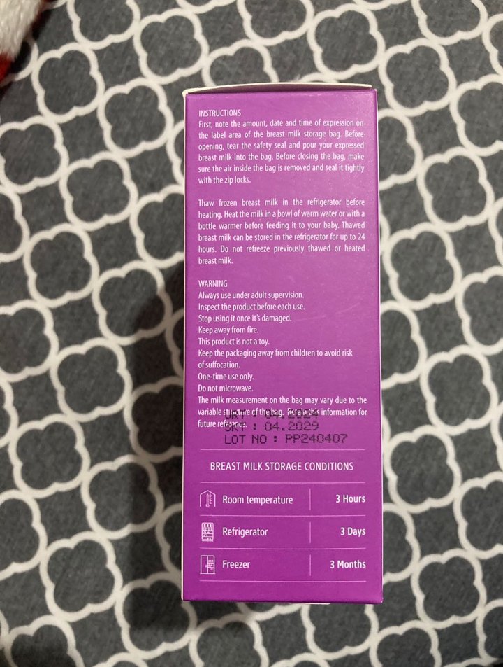 Mochi Sızdırmaz Göğüs Sütü Saklama Poşeti 25'li - Görsel 3