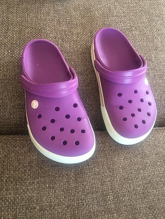 39 Beden mor Renk Crocs terlik