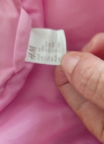 12-18 Ay Beden H&m çocuk mont
