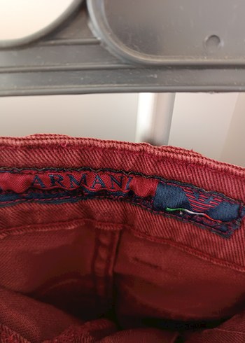 Diğer Bordo Düğmeli Erkek Pantolon