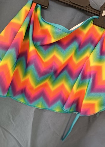 Çok Renkli Bağlamalı Kız Panco - Görsel 2