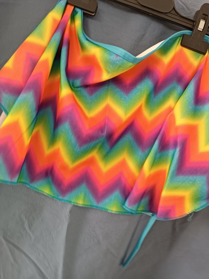 Çok Renkli Bağlamalı Kız Panco - Görsel 2