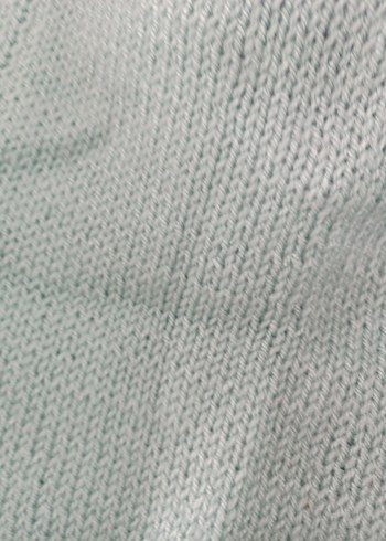 Bebek için pastel beyaz örme önlük el orgusu - Görsel 6