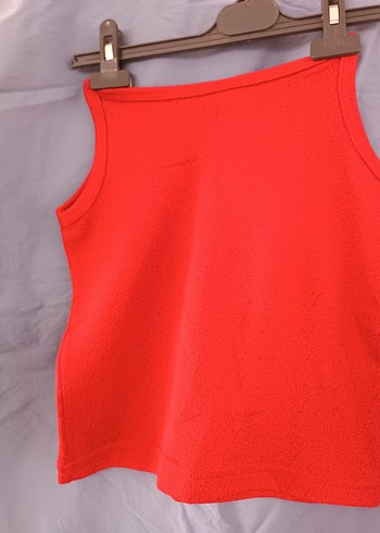 Kız Çocuk Kırmızı Payetli Kolsuz Atlet - Görsel 7