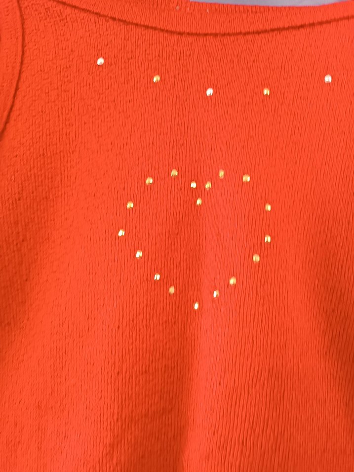 Kız Çocuk Kırmızı Payetli Kolsuz Atlet - Görsel 3