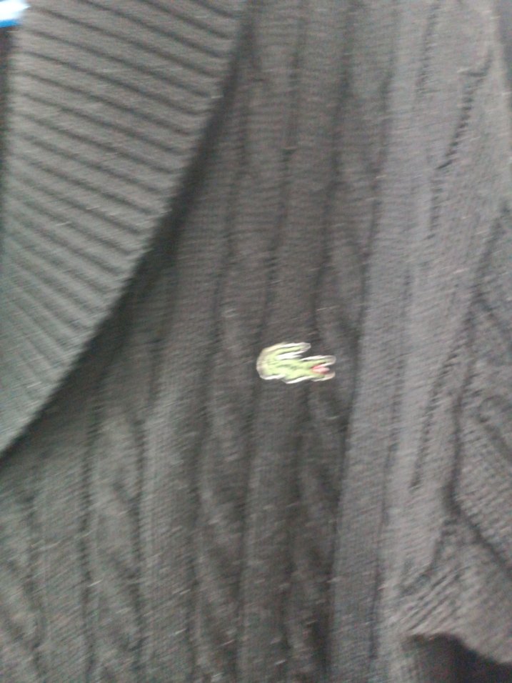 Düğmeli Siyah Erkek Triko Hırka - Görsel 3