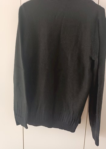 Düğmeli Gri Erkek Yün Hırka unisex - Görsel 7