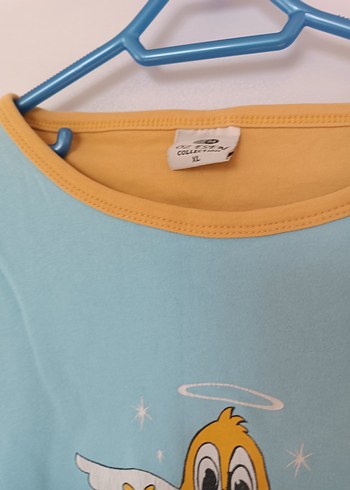 Mavi Uzun Kollu Hamile Tişörtü - Görsel 3