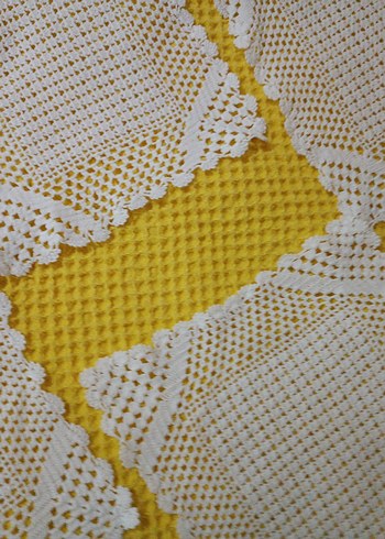 El İşi Beyaz Örgü Dantel Peçeteler - Görsel 5