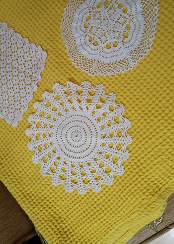 El Yapımı Bohem Dantel Supla - Görsel 5