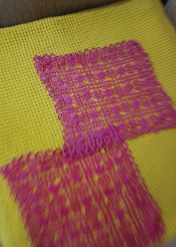 Pembe Nakışlı Bohem Dekoratif Kırlent Kılıfı - Görsel 2