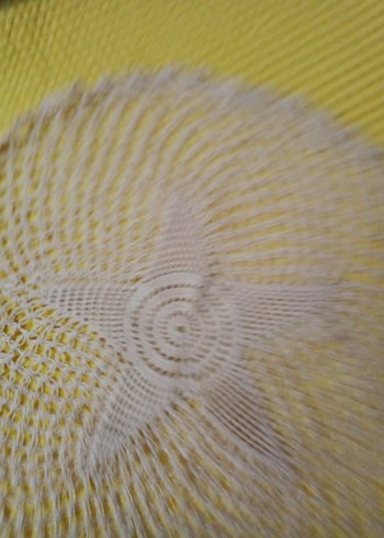 Bohem Yıldız Desenli Örgü Masa Örtüsü - Görsel 2