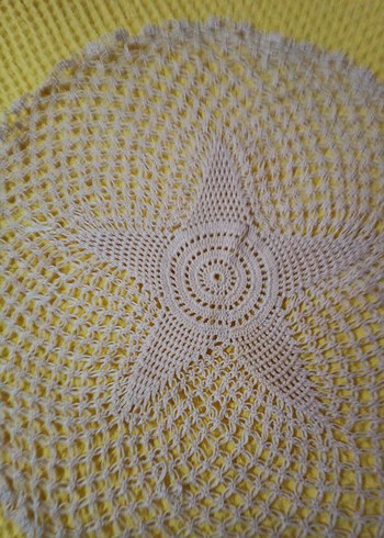 Bohem Yıldız Desenli Örgü Masa Örtüsü - Görsel 4