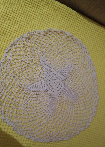 Bohem Yıldız Desenli Örgü Masa Örtüsü - Görsel 5