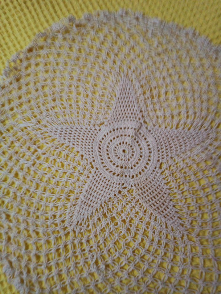 Bohem Yıldız Desenli Örgü Masa Örtüsü - Görsel 4