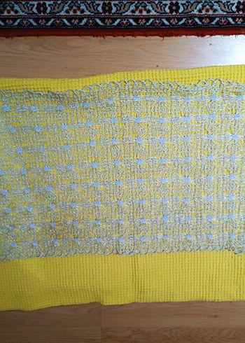 Bohem Gri El Örgüsü Desenli Dantel - Görsel 6