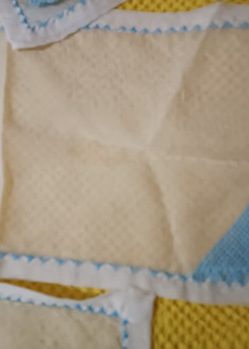 Nakışlı Bohem Mavi Mutfak Bezi - Görsel 4