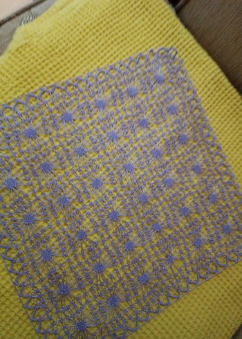 Sarı Bohem Nakışlı Kırlent Kılıfı - Görsel 5