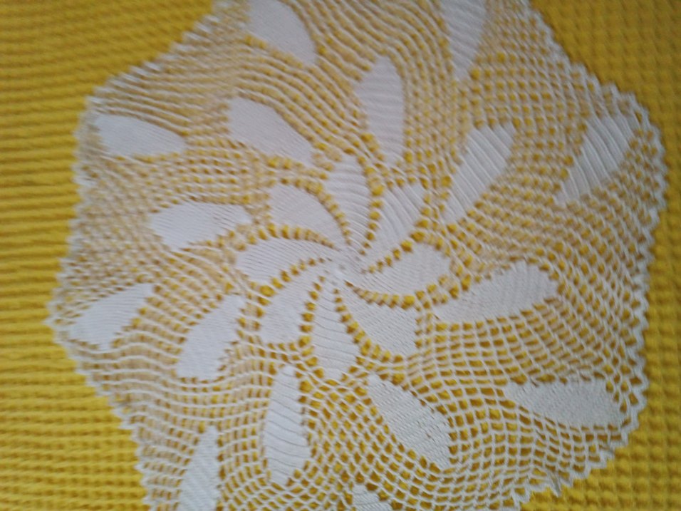 Bohem Tarzı Sarı Beyaz El İşlemesi - Görsel 4