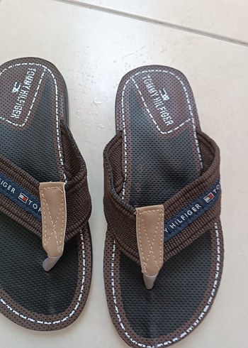 41 Beden kahverengi Renk Tommy Hilfiger Erkek Kahverengi Terlik